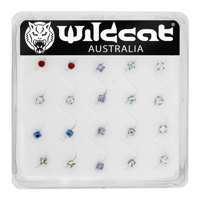 Titanium Claw Set Pony Tail Nose Stud Unit