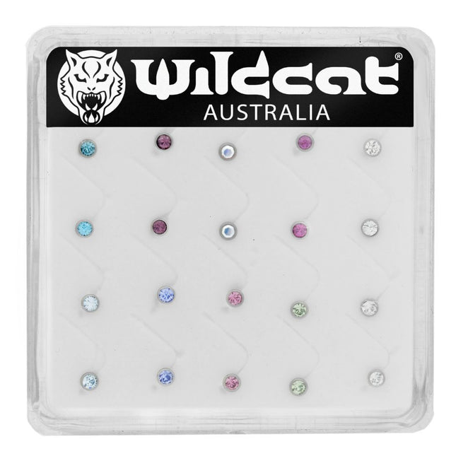 Titanium Jewelled Nose Stud Unit
