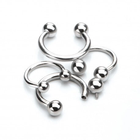 Invictus Titanium Internally Threaded Circular Barbell