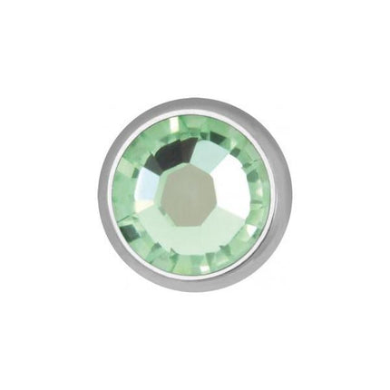 Titanium Highline Jewelled Disc for Internally Threaded Jewellery