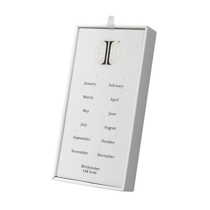 Invictus 24 Hole White Leatherette Pad for 14Kt Gold Birthstone Tops