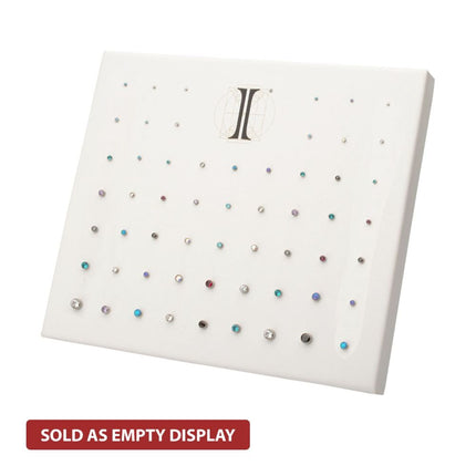 Invictus 57 Hole White Leatherette Pad for Threadless & Internally Threaded Tops