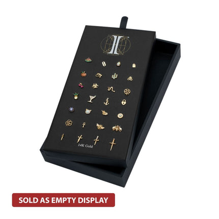 Invictus 28 Hole Black Leatherette Pad for 14Kt Gold Tops