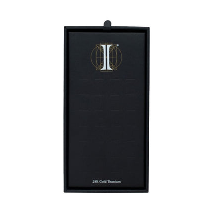 Invictus 28 Hole Black Leatherette Pad for 24Kt Gold PVD Titanium Hinged Segment Clickers
