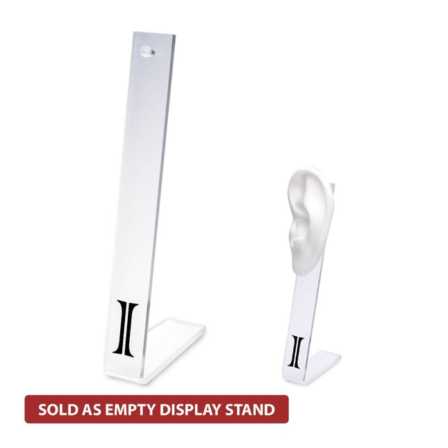 Invictus L-Bend Acrylic with Hole for Ear Silicone Display