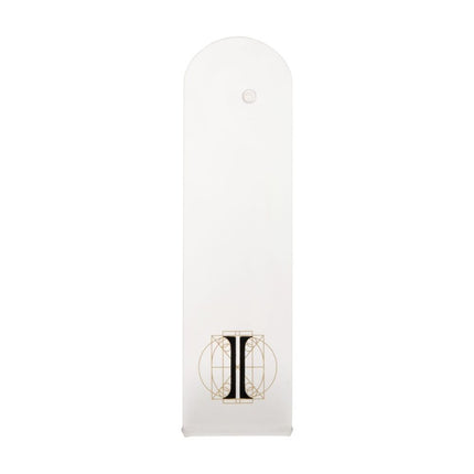 Invictus Rounded Top L-Bend Acrylic with Hole for Left Ear Display