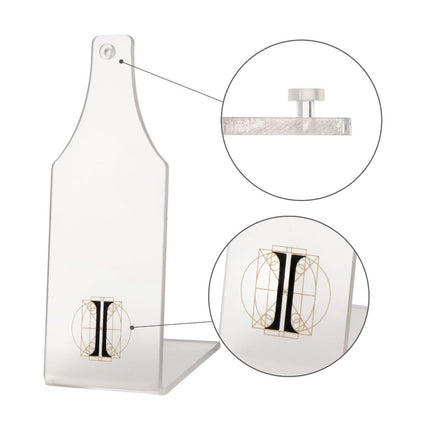 Invictus L-Bend Acrylic with Hook for Nose Silicone Display