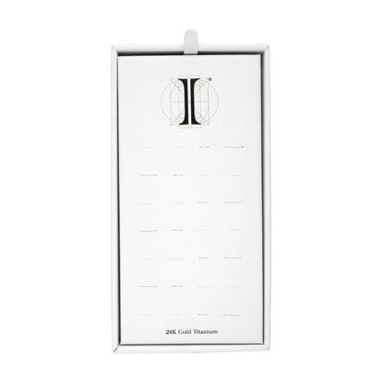 Invictus 28 Hole White Leatherette Pad for 24Kt Gold PVD Titanium Hinged Segment Clickers