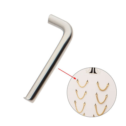 Invictus Steel L-Shape Hook for Chains | 24pcs in a pack