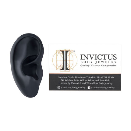 Invictus Black Silicone Right Ear Display