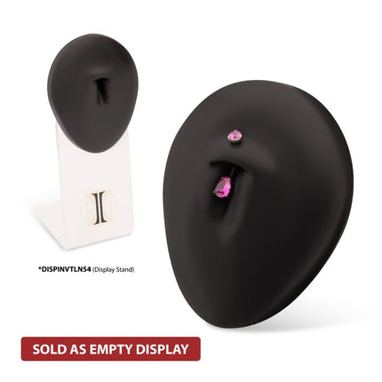 Invictus Black Silicone Navel Display
