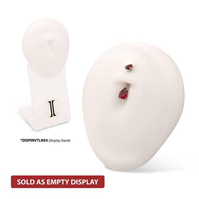 Invictus White Silicone Navel Display