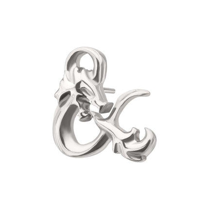 Invictus Titanium Dungeons & Dragons 3D Ampersand Logo Threadless Top