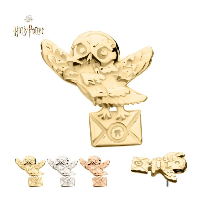 Invictus 14Kt Gold Harry Potter Hedwig Threadless Top