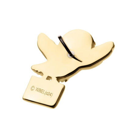 Invictus 14Kt Gold Harry Potter Hedwig Threadless Top