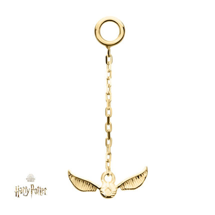Invictus 14Kt Gold Harry Potter Golden Snitch Dangle Charm