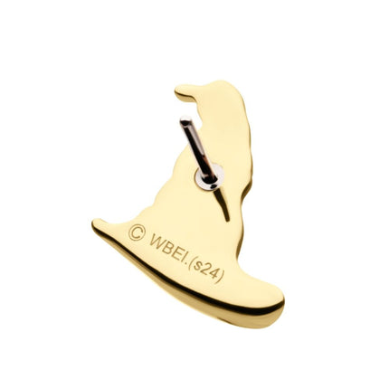 Invictus 14Kt Gold Harry Potter Sorting Hat Threadless Top
