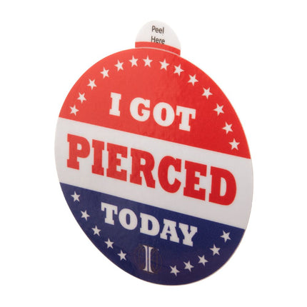 Invictus' Sticker "I GOT PIERCED TODAY"