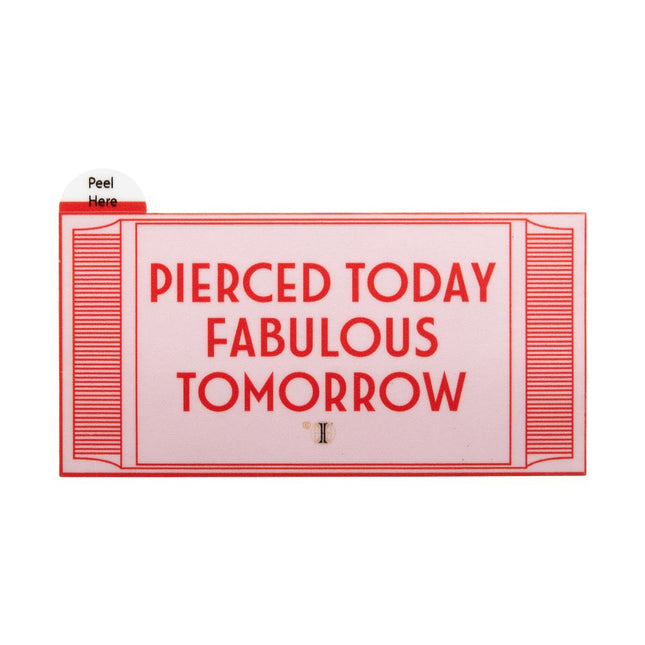 Invictus' Sticker "Pierced Today Fabulous Tomorrow"