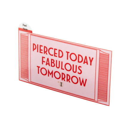 Invictus' Sticker "Pierced Today Fabulous Tomorrow"