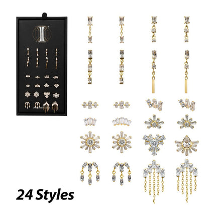 Invictus 24Kt Gold PVD Titanium Threadless Basic Top Collection and Display