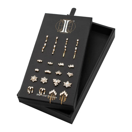 Invictus 24Kt Gold PVD Titanium Threadless Basic Top Collection and Display