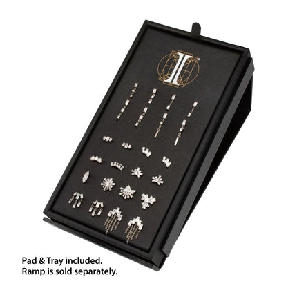 Invictus Titanium Baguette Brilliance Threadless Top Collection and Display