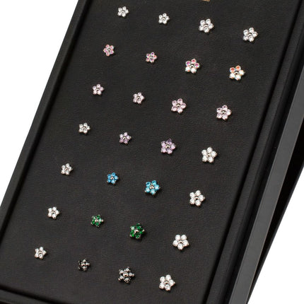 Invictus Titanium Flower Threadless Top Collection and Display