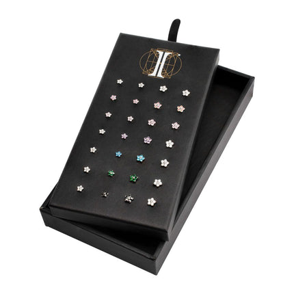 Invictus Titanium Flower Threadless Top Collection and Display