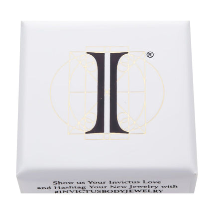 Invictus White Box with Insert for 14Kt Gold