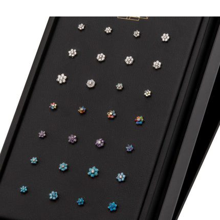 Invictus Titanium Threadless Flower Top Collection and Display
