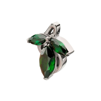Invictus Titanium Threadless Lord of the Rings Frodo's Brooch Gem Top