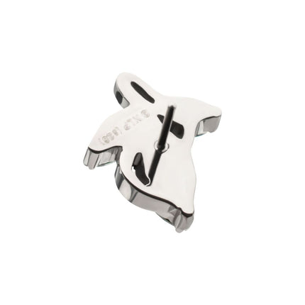 Invictus Titanium Threadless Lord of the Rings Frodo's Brooch Gem Top
