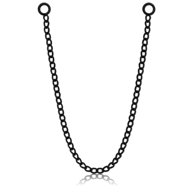 Titanium Black PVD Hanging Chains for Hinged Segment Rings