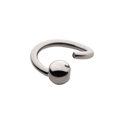 Invictus Niobium Captive Bead Ring with Titanium Attached Ball