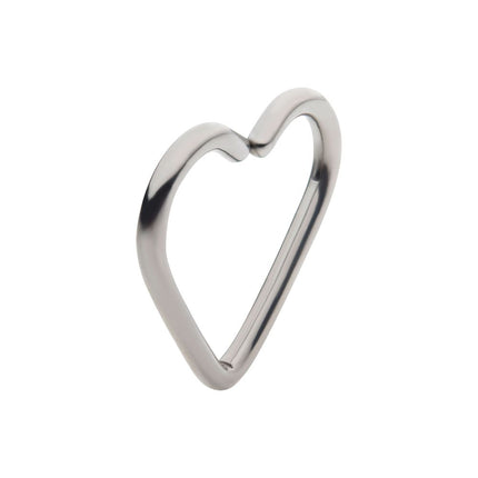 Invictus Niobium Heart Seamless Split Ring