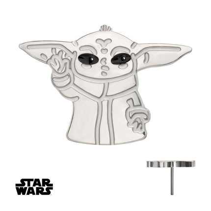 Invictus Titanium Threadless Star Wars Grogu The Child Top
