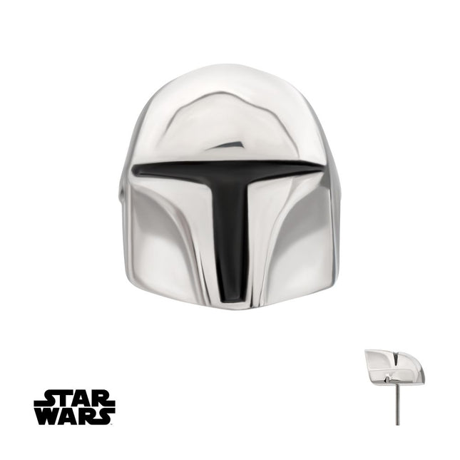 Invictus Titanium Threadless Star Wars Flat Back 3D The Mandalorian Top