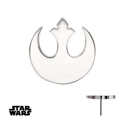 Invictus Titanium Threadless Star Wars Rebel Symbol Top