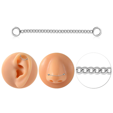 Titanium PVD Hanging Chains for Hinged Segment Rings - 30mm