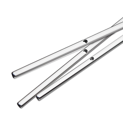Invictus Titanium Single Thread Drilled Industrial Barbells