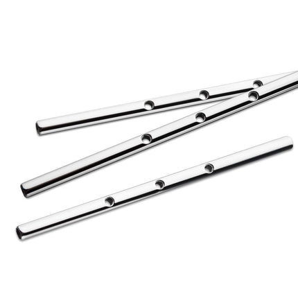 Invictus Titanium Multi-Thread Drilled Industrial Barbells