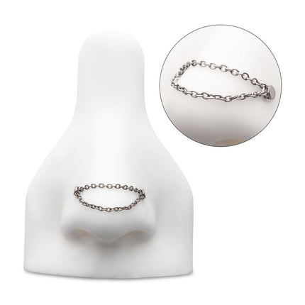 Invictus Titanium 2 Tier Rolo Chain with Ring