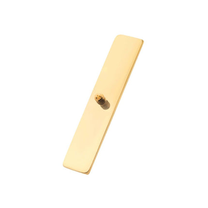 Invictus 24Kt Gold PVD Titanium Internally Threaded 5 Pyramid Stud Top