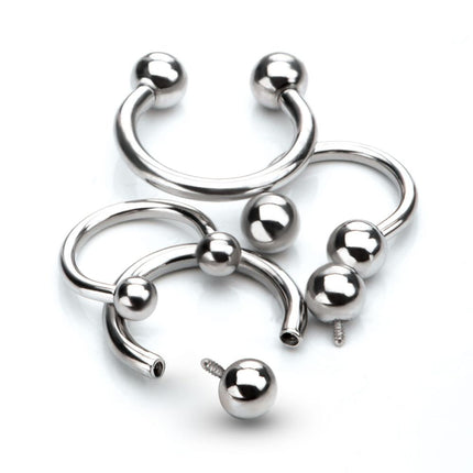 Invictus Titanium Internally Threaded Circular Barbell