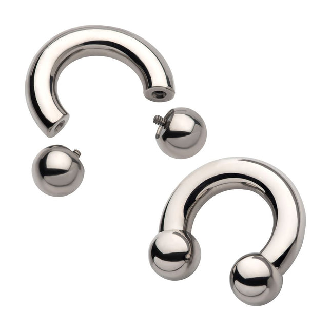 Invictus Titanium Internally Threaded Basic Big Gauge Circular Barbells