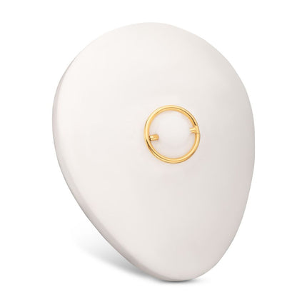 Invictus 24Kt Gold PVD Titanium Nipple Clicker Ring | Sold by piece