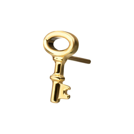 Invictus 24Kt Gold PVD Titanium Threadless Key Top
