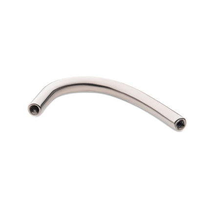 Invictus 16g Titanium Internally Threaded J Curved Barbell