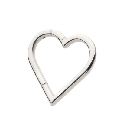 Invictus Titanium Heart Shape Hinged Segment Clicker